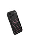 iPhone 17 Pro Max Compatible Black Silicone Case Shockproof with Camera Protection Stylish Print - 3