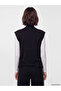 Alita City Lcw Modest Black Interlock Plain Women's Vest with a Difference - 4