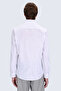 Mink Comfort Fit Striped Buttoned Collar 100% Cotton Long Sleeve Casual Shirt - 6
