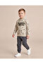 Boys Olive And Green Snoopy Sweatshirts (Pack Of 2) - 4