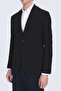 Black Comfort Fit Mono Collar Classic Jacket - 4