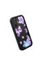Poco F7 Compatible Black Silicone Case Shockproof with Camera Protection Floral Pattern - 3