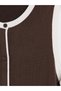 Lcw Vision Brown Crew Neck Women's Knitwear Vest - 7