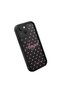 iPhone 13 Compatible Black Silicone Case Shockproof with Camera Protection Stylish Print - 4