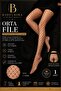 Orta File Premium Women's Fishnet Tights – Flexible and Durable Black