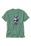 Women's Chrome Textured Wise Owl Art - Green - 3