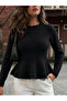 Soft Textured Knitwear Sweater - 4
