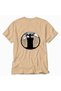 Men's Electrical Transformer Box Harness Design - Back Printed - Cream - 4