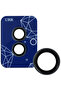 Urr Compatible with Apple iPhone 17 Sapphire Pvdss Camera Lens Protector - Black
