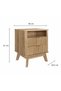 Comodino Ribbed Vora - Beige - 2