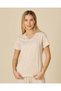 Women Ivory Lace Trim Pyjama Set - 2