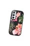 Realme C65 4g Compatible Shock-Absorbing Camera Protected Black Silicone Case Floral Print - 3