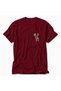 Women's Botanical Horned Deer - Red - 3