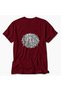 Men's Y2K Chrome City Network Geometric Design - Back Print - Red - 4