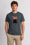 Men's Modern Street Style Red Panda Print Design - Smoked