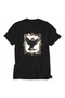 Women's Cyber-Grunge Hawk Collage - Black - 3