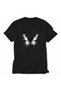 Women's Vintage Butterfly Drawing - Black - 3
