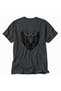 Women's Gothic Decorated Owl Back Print - Smoked - 4