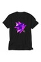 Men's Geometric Skateboard Movement - Back Print - Black - 4