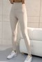 Women's High Waist Shaping and Butt Lifting Push up Leggings 6001 Beige - Premium Series - 4