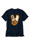 Men's Geometric Climbing Gear Graphic Design - Back Print - Navy Blue - 4