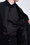 Black Comfort Fit Mono Collar Suit - 6