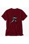 Women's Fencer Tattoo Style Graphic - Back Print - Red - 4
