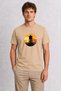 Men's Retro City Roof Design - Cream