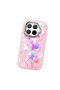 Mi 15t Pro Compatible Shock-Absorbing Camera Protected Pink Silicone Case Floral Print - 3