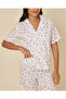 Women White Printed Pyjama Set - 4