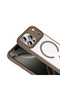 iPhone 18 Pro Case Magsafe Transparent Back Face Camera Raised Silicone Senk - 4