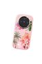 Vivo X300 Compatible Shock-Absorbing Camera Protected Pink Silicone Case Floral Print - 3