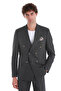 Brown Regular Fit Double Breasted Suit - 2