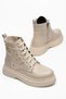 Women's Troklu Mc Accessory Lace-Up and Zippered 002 Non-Slip Thick Sole Boots & Booties