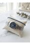 Women's Wristwatch and Rhinestone Bracelet Set Roman Numerals Stylish Elegant Gift Set Frn34 - 2