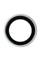 Urr Compatible with Apple iPhone 17 Sapphire Pvdss Camera Lens Protector - Silver - 4