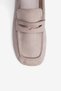 Women's Suede Ballerina Square Toe Loafer Sena Beige - 3