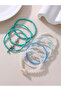 Pack of 9 - Girls Multi-Color Ocean Charms Beaded Bracelet - 2