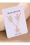 Girls White Flower Pendant Necklace and Earrings Set