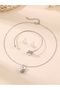 Girls Yellow Flower and Pearl Necklace, Bracelet and Earrings Set - 3