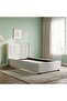 Maxillux Tuft 90X200 Upholstered Kids Bed With Usb-grey, Engineered Wood, Fabric - 3