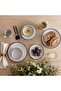 Noor 16 Piece Stoneware Dinner Set -serves 4, White, Dinner Sets - 6