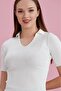 Short Sleeve Camisole Polo Neck Blouse - 5