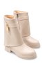 Vesper Sia Women's Short Boots 00121809 Beige Skin - 3