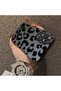 Oppo A60 Compatible Black Leopard Printed Silicone Phone Case, Shock Protection - 2