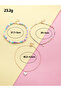 Pack of 3 - Girls Multi-Color Heart Charm Chocker Necklaces - 4