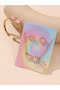 Girls Pink Flower Charm Necklace, Bracelet, Ring and Earrings Set - 4