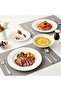 Isla 32 Piece New Bone China Dinner Set For 6 Persons - Classic White Tableware With Serving - 3