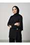 Brooch Detail Trouser Suit - Black - 2