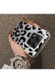 Poco X7 Compatible Black Leopard Print Silicone Phone Case, Shock Protection - 2